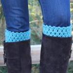 Crochet Boot Cuffs Leg Warmers Boot..