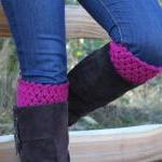 Crochet Boot Cuffs Leg Warmers Boot..