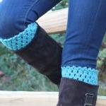 Crochet Boot Cuffs Leg Warmers Boot Socks..