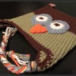 Crochet Owl Hat Kids Earflap Beanie