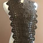 Chunky Crochet Infinity Scarf Lace ..