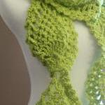 Crochet Scarf Lemongrass Thick Chun..
