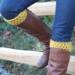 Crochet Boot Toppers Boot Cuffs Leg..